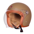 Ignyte Ign 58 Matt Desert Storm Light Orange Half Face Helmet