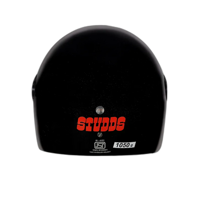 STUDDS Jade Black Full Face Helmet