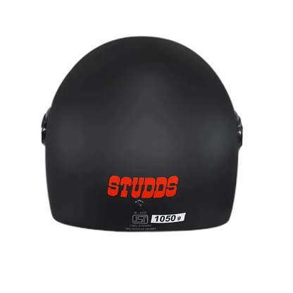 STUDDS Jade Matt Black Full Face Helmet