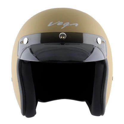 VEGA Jet Dx Dull Desert Storm Half Face Helmet