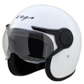 VEGA Jet White Half Face Helmet