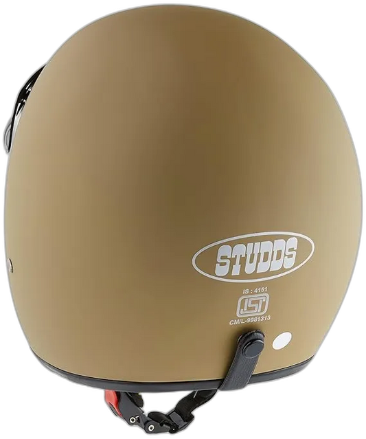 STUDDS Jetstar Classic Desert Storm Half Face Helmet