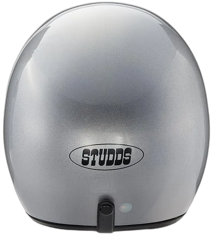 STUDDS Jetstar Classic Silver Grey Half Face Helmet