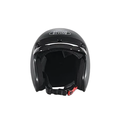 STUDDS Jetstar Classic Matt Black Half Face Helmet