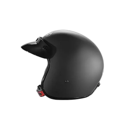 STUDDS Jetstar Classic Matt Black Half Face Helmet