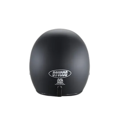STUDDS Jetstar Classic Matt Black Half Face Helmet