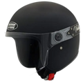 STUDDS Jetstar Vintage Black Half Face Helmet