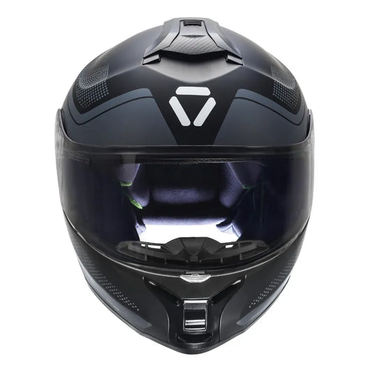 KORDA Discovery Wave Matt Black Dark Grey Full Face Helmet