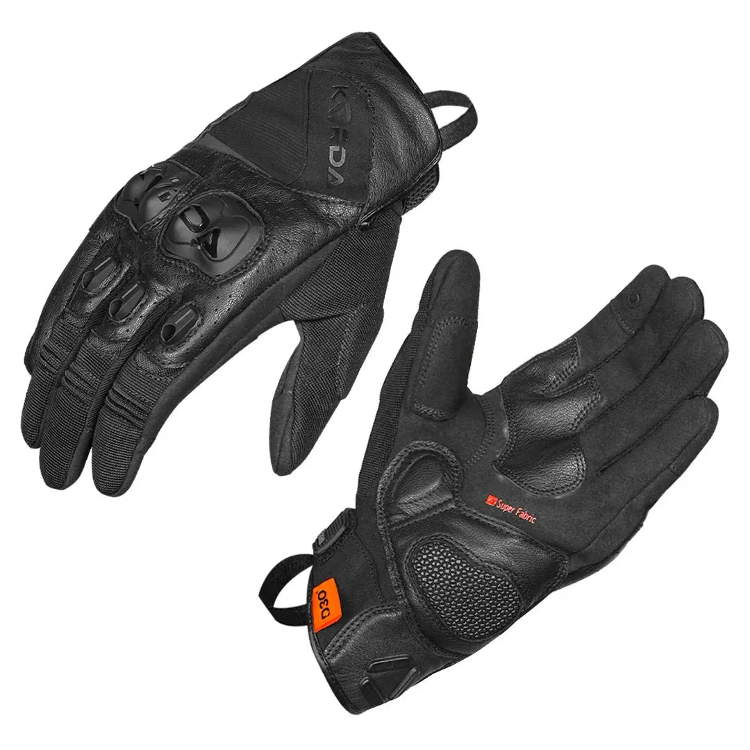 Korda Hybird Black Gloves Riding Gears