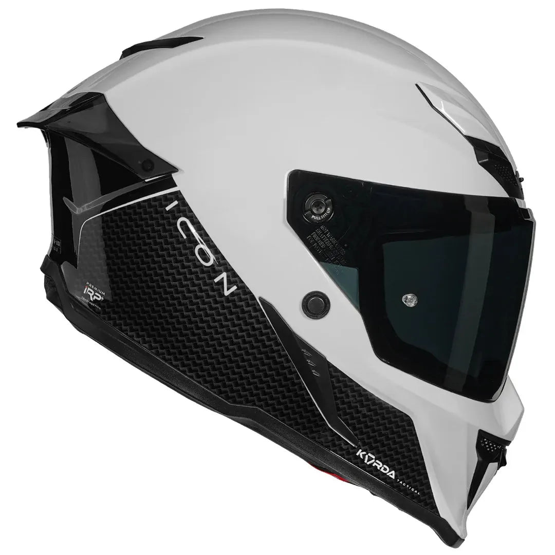 Korda Icon Duo White Black Full Face Helmet