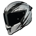 Korda Icon Fallout Matt Silver Full Face Helmet