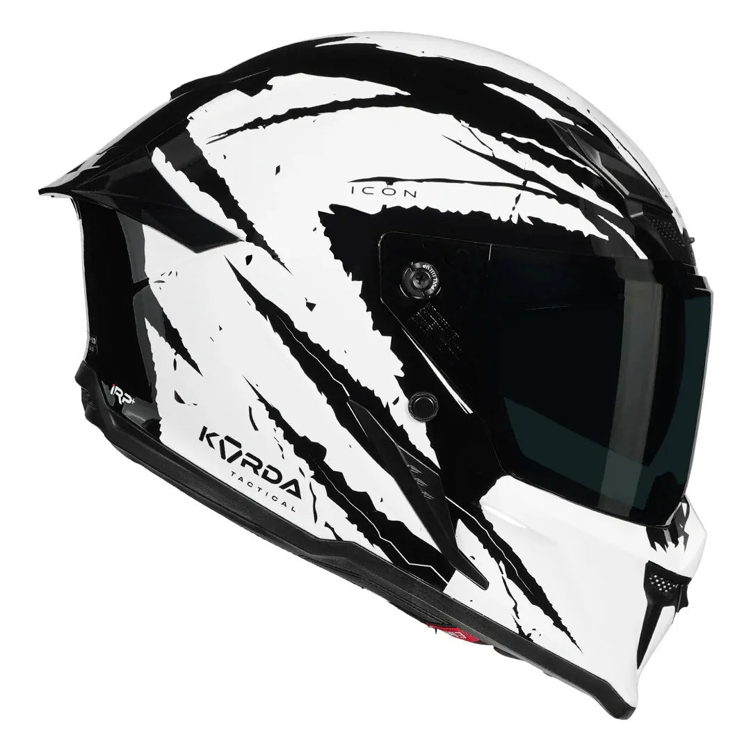 Korda Icon Fallout White Full Face Helmet