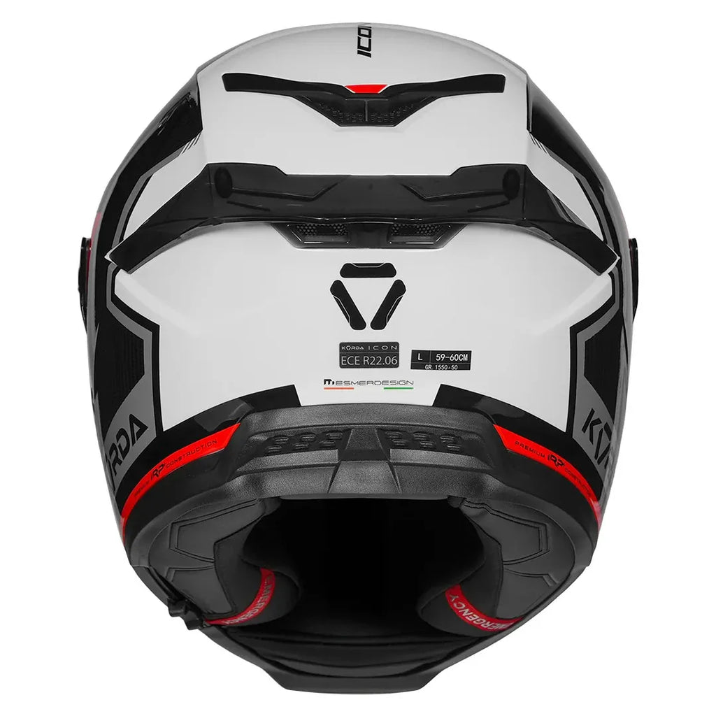Korda Icon Lemur Red Full Face Helmet