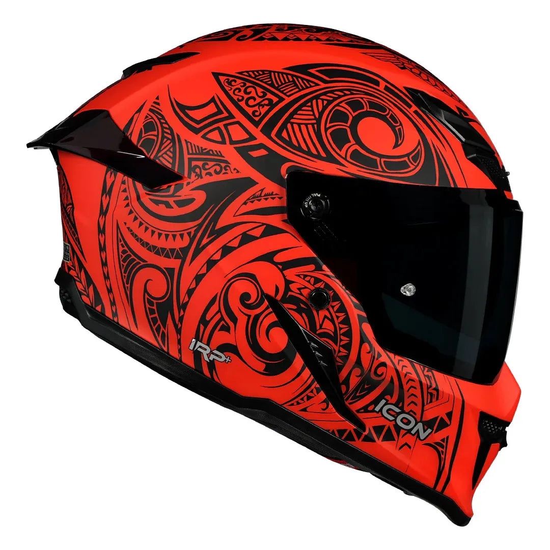 Korda Icon Maori Matt Red Full Face Helmet