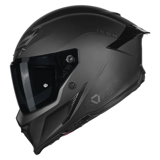 Korda Icon Matt Black Full Face Helmet
