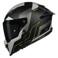 Korda Icon Nyc Matt Black Gray Full Face Helmet