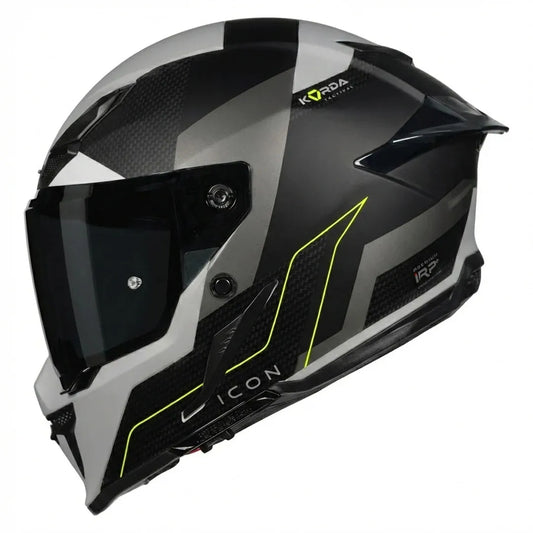 Korda Icon Nyc Matt Black Gray Full Face Helmet
