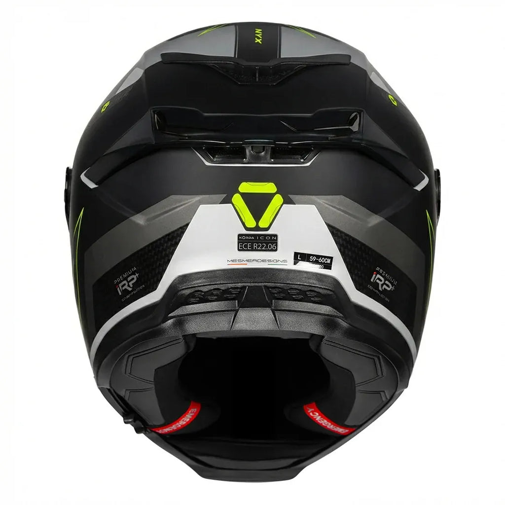 Korda Icon Nyc Matt Black Gray Full Face Helmet