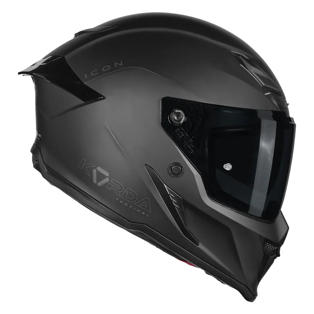 Korda Icon Solid Matt Black Full Face Helmet