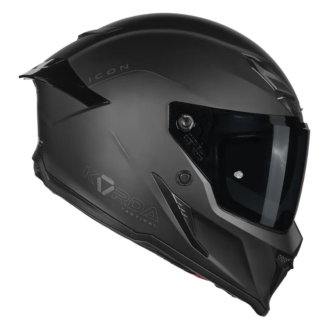 Korda Icon Solid Matt Black Full Face Helmet