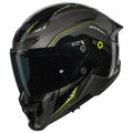 Korda Icon Strike Gray Flu Yellow Full Face Helmet