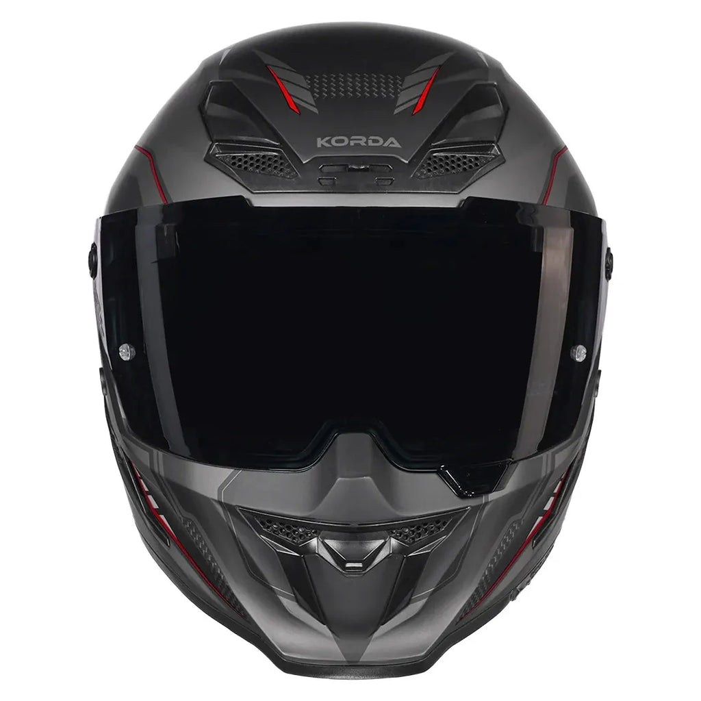Korda Icon Strike Matt Red Full Face Helmet