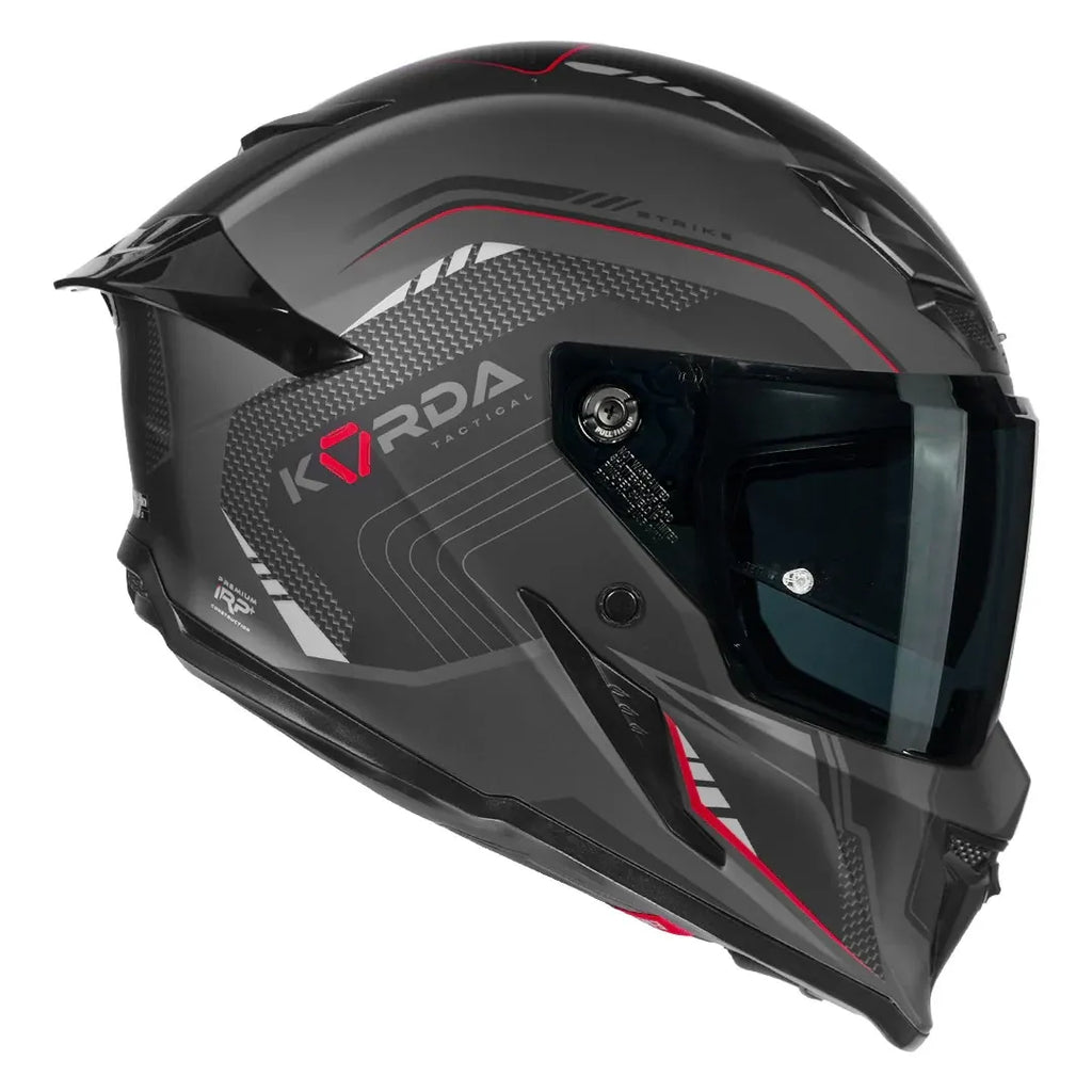 Korda Icon Strike Matt Red Full Face Helmet