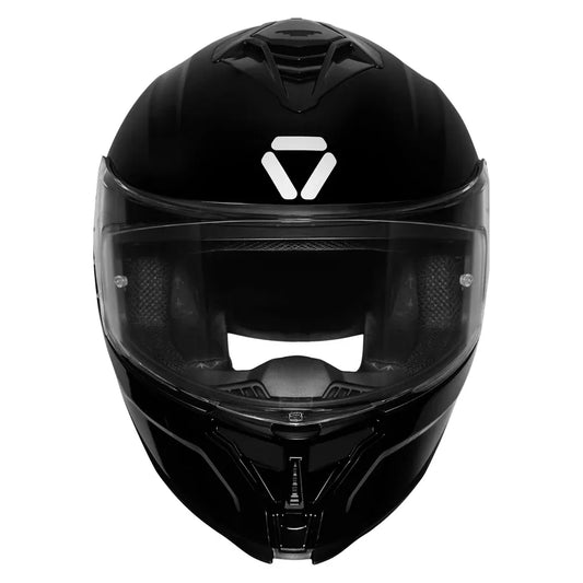 KORDA Shockwave Sold Gloss Black Full Face Helmet