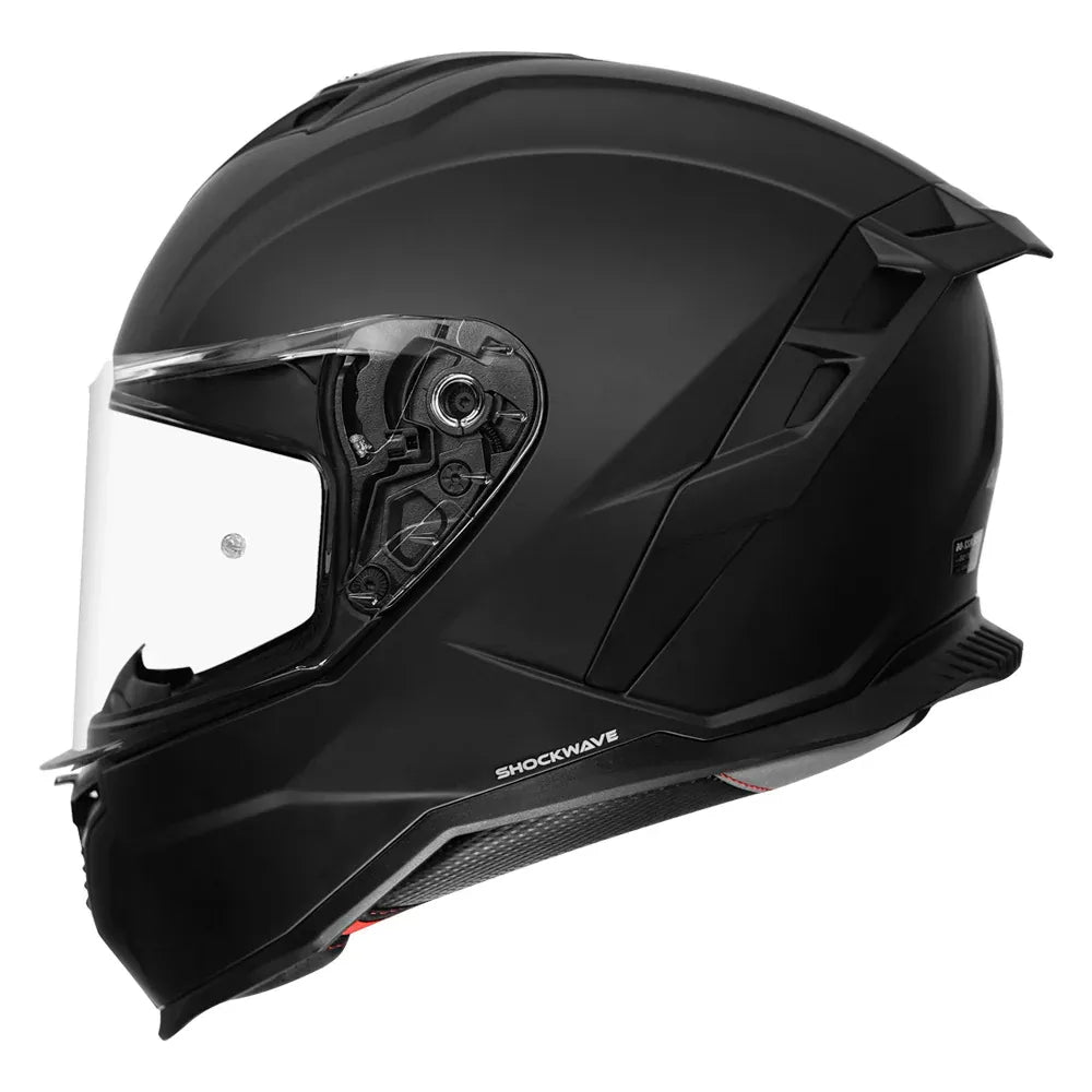 KORDA Shockwave Sold Matt Black L Full Face Helmet