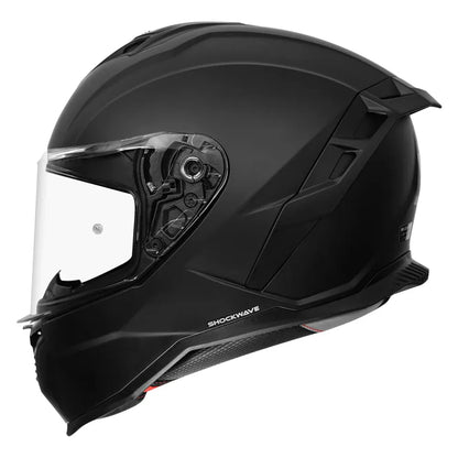 KORDA Shockwave Sold Matt Black L Full Face Helmet