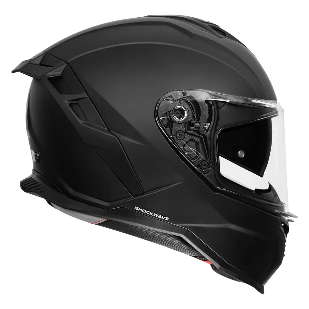 KORDA Shockwave Sold Matt Black L Full Face Helmet