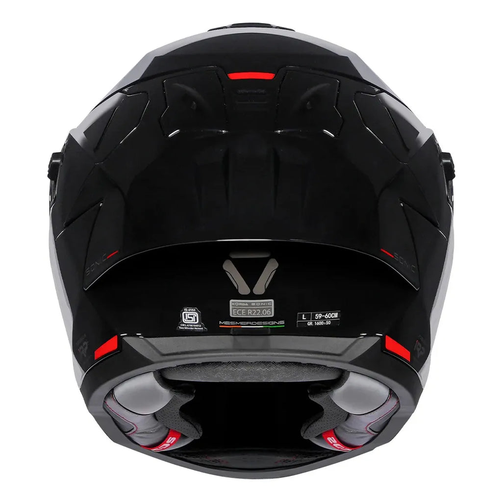 Korda Sonic Gp Black Full Face Helmet