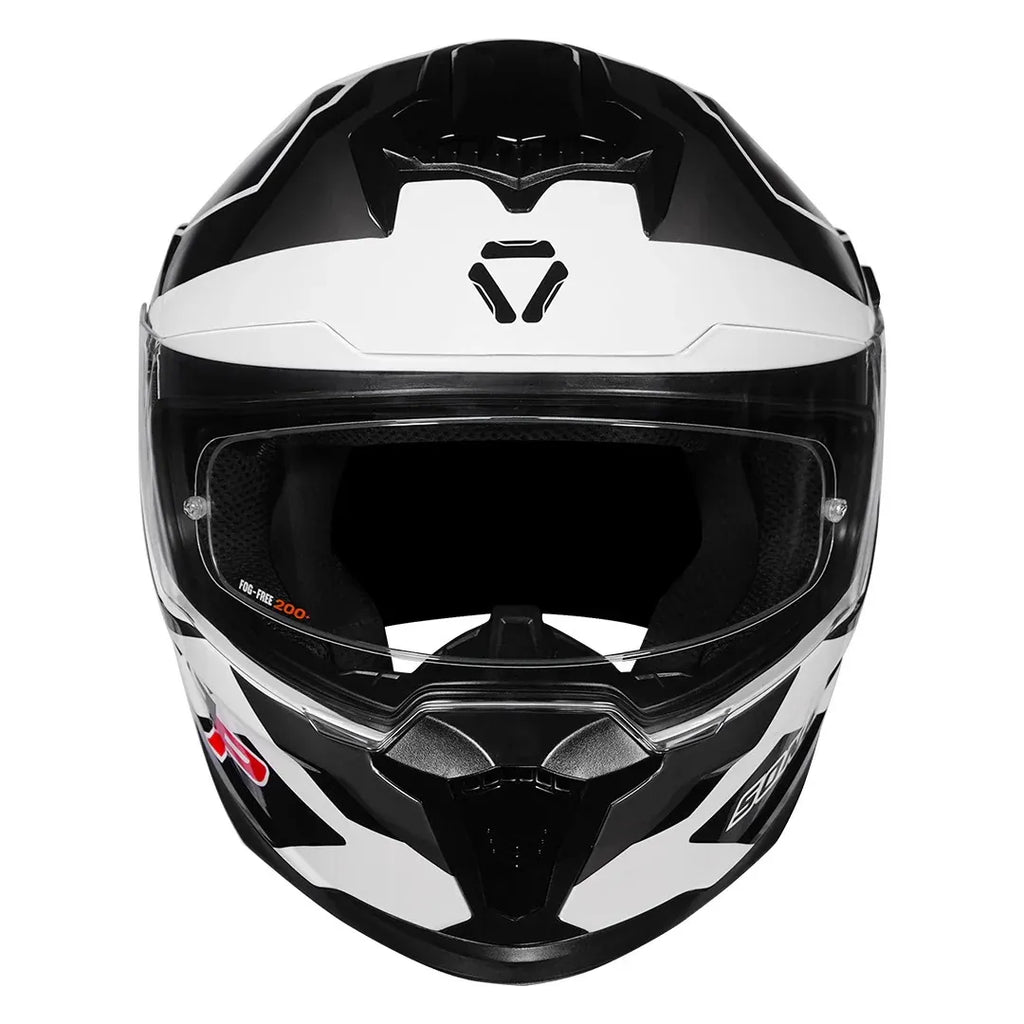 Korda Sonic Gp Flash White Black Full Face Helmet