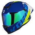 Korda Sonic Gp Furiosa Gloss Blue Full Face Helmet