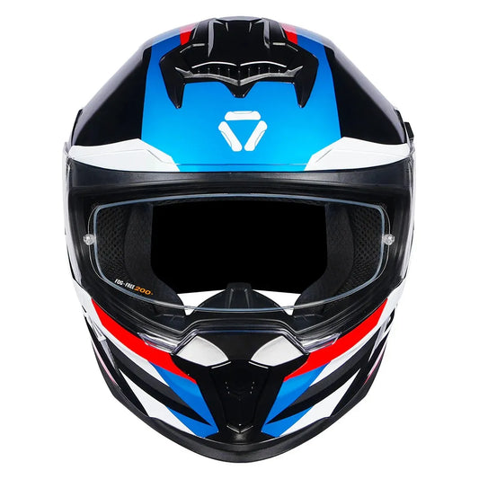 Korda Sonic Gp Moze Blue Red Full Face Helmet