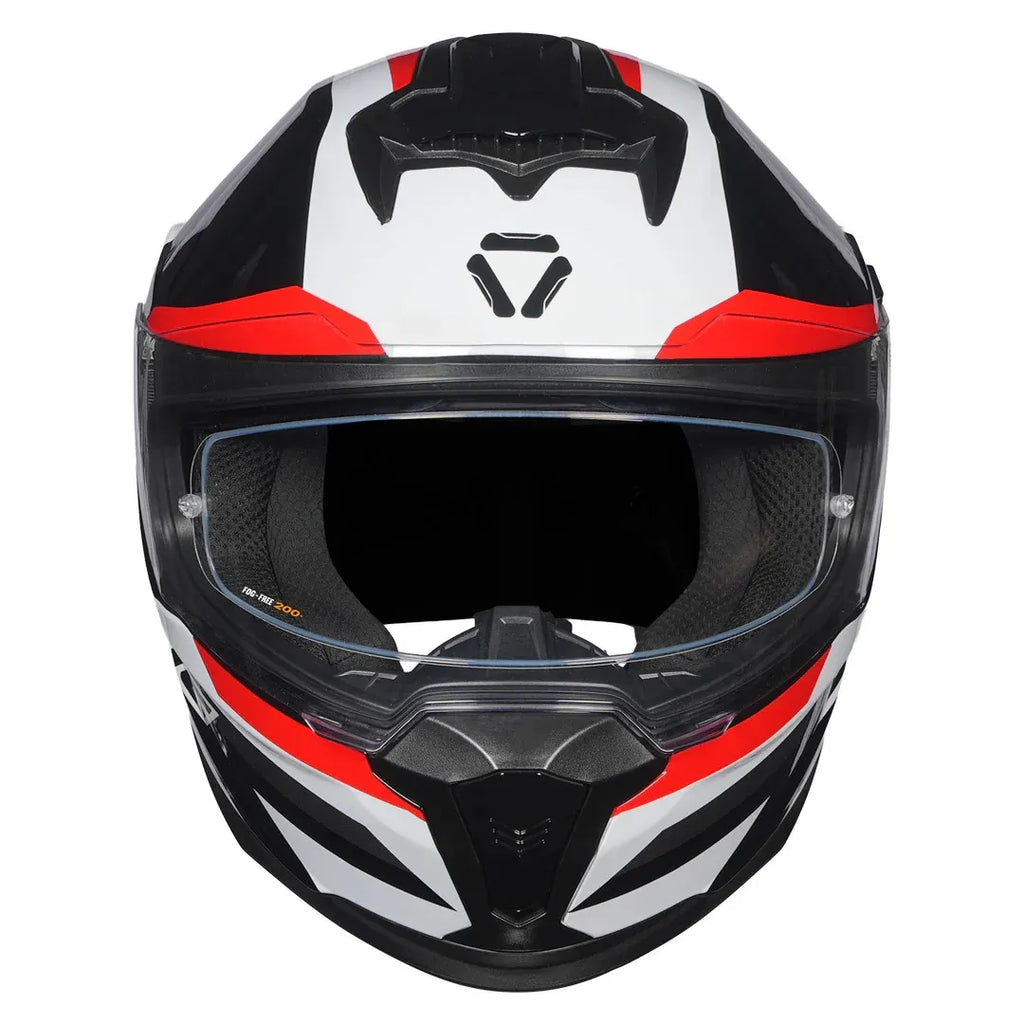 Korda Sonic Gp Moze White Red Full Face Helmet