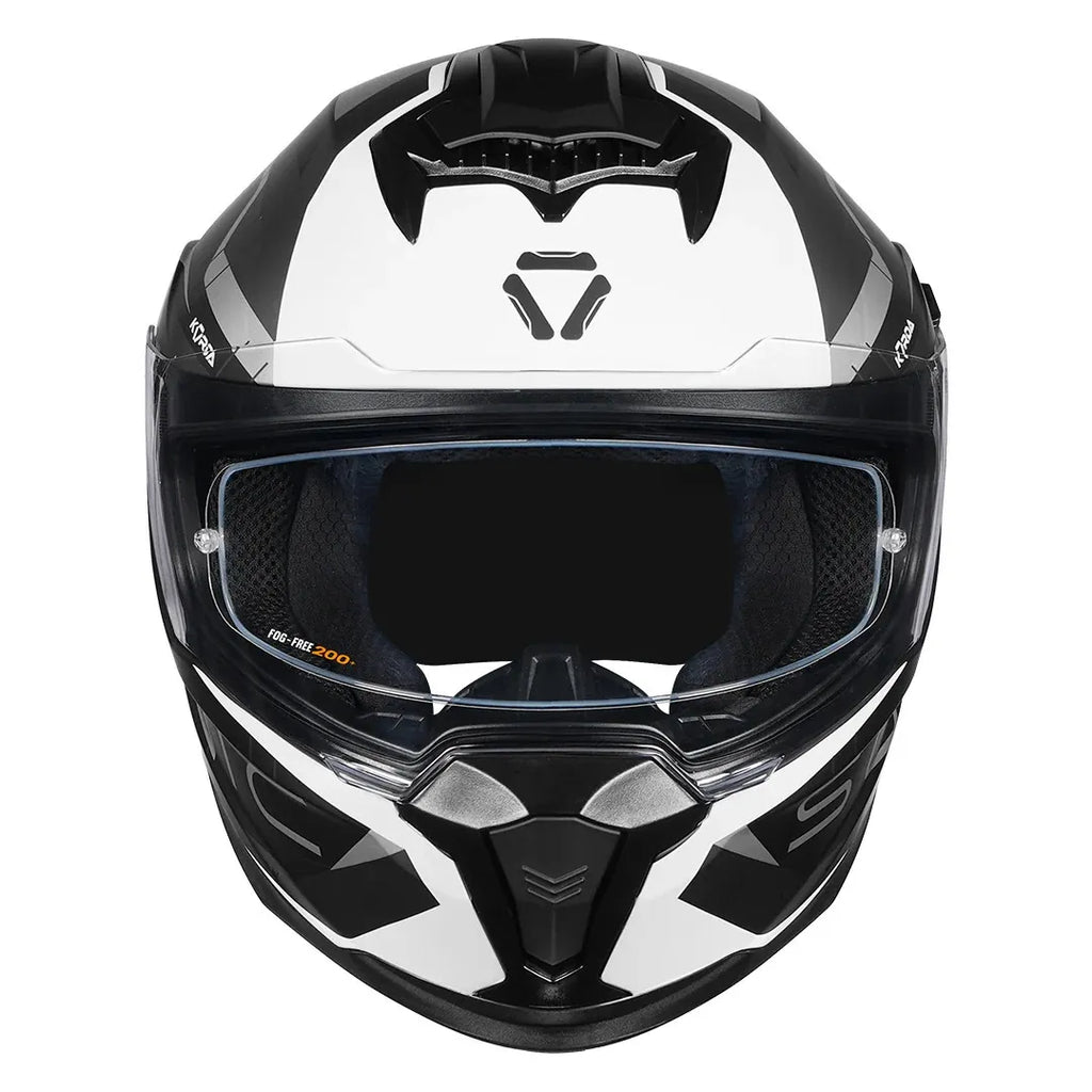 Korda Sonic Gp Roadlion Matt Black Gray Full Face Helmet
