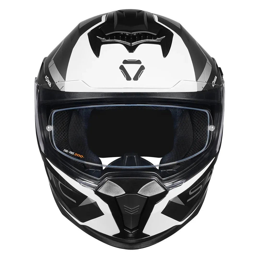 Korda Sonic Gp Roadlion Matt Black Gray Full Face Helmet