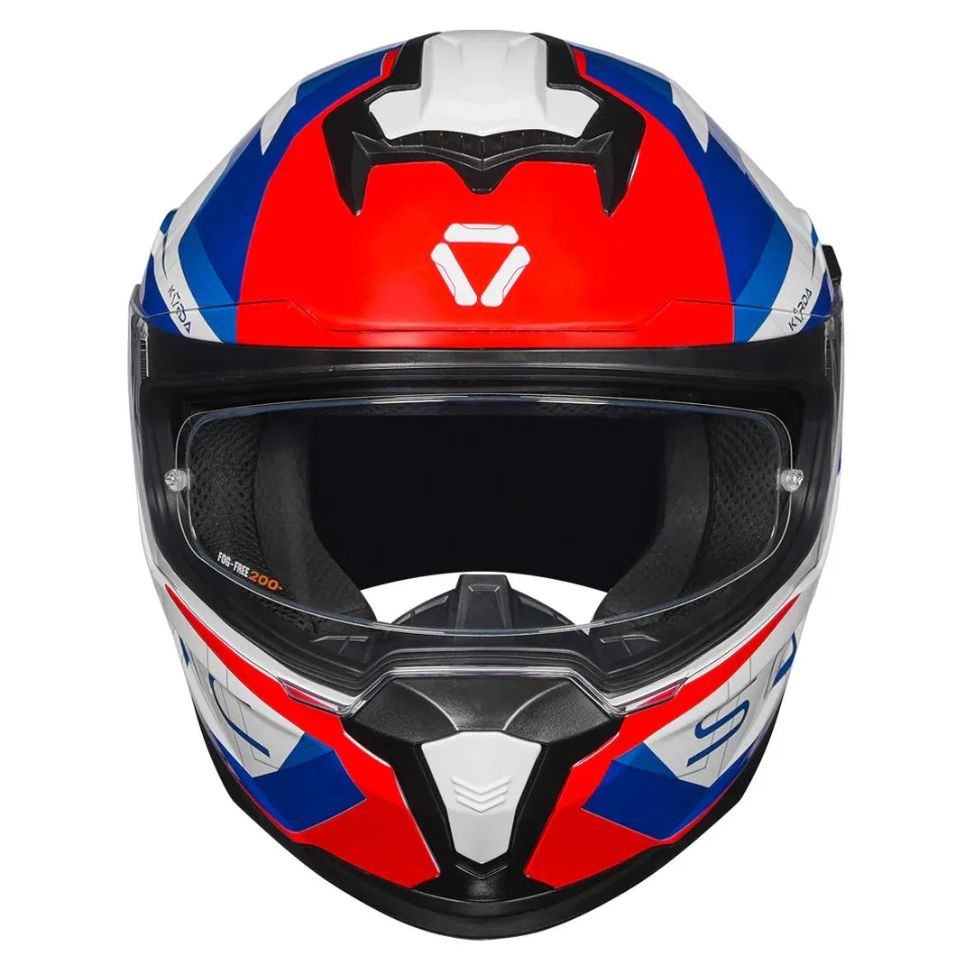 Korda Sonic Gp Roadlion White Red Blue Full Face Helmet