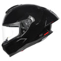 Korda Sonic Gp Solid Glossy Black Ful Face Helmet