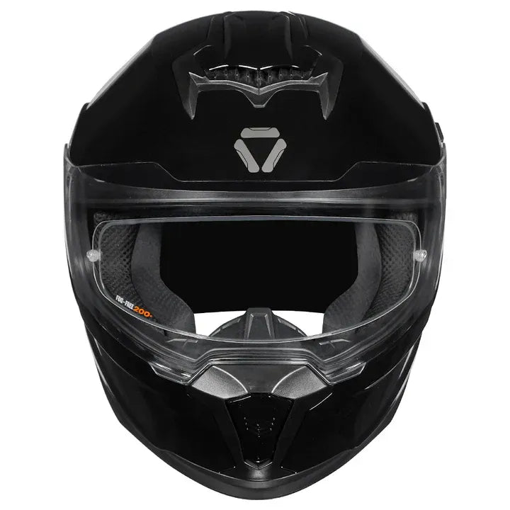 Korda Sonic Gp Solid Glossy Black Ful Face Helmet
