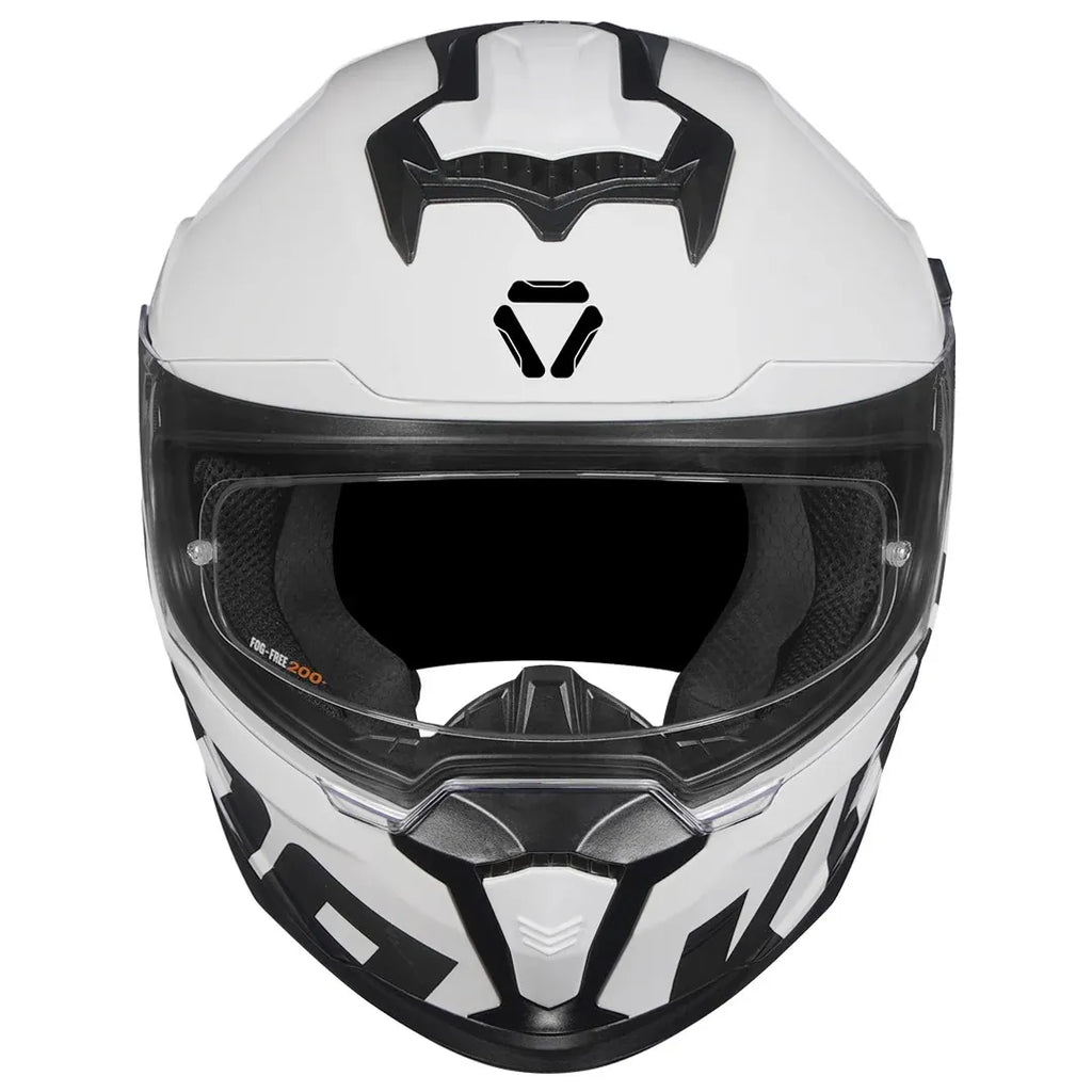 Korda Sonic Gp Zhark Black White Full Face Helmet