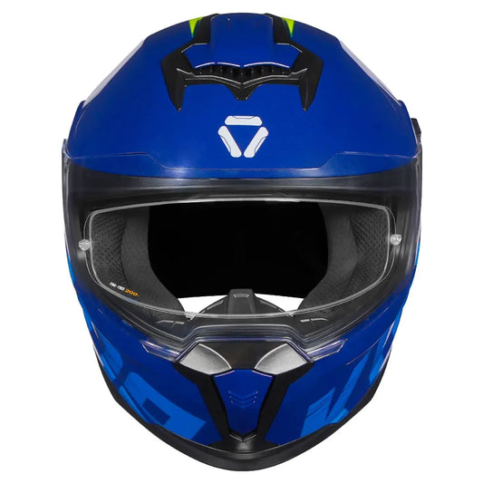 Korda Sonic Gp Zhark Blue White Full Face Helmet