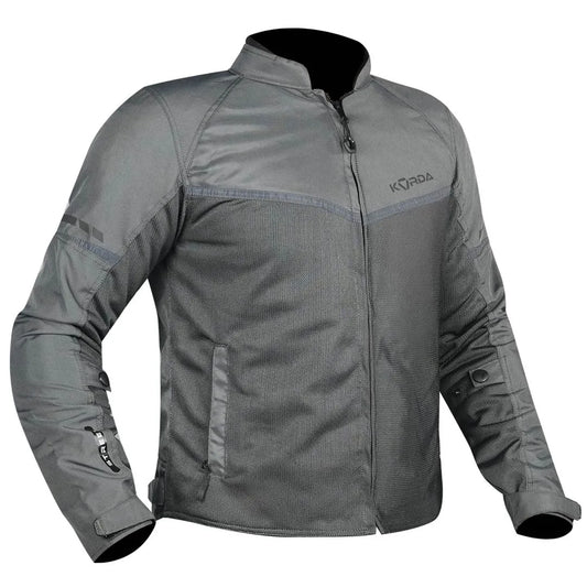 Korda Street Black Gray Jackets Riding Gears