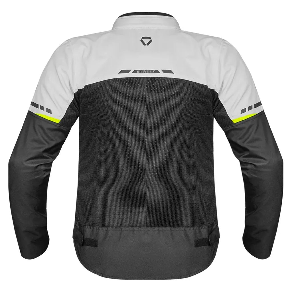 Korda Street Light Gray Flu Yellow Jackets Riding Gears