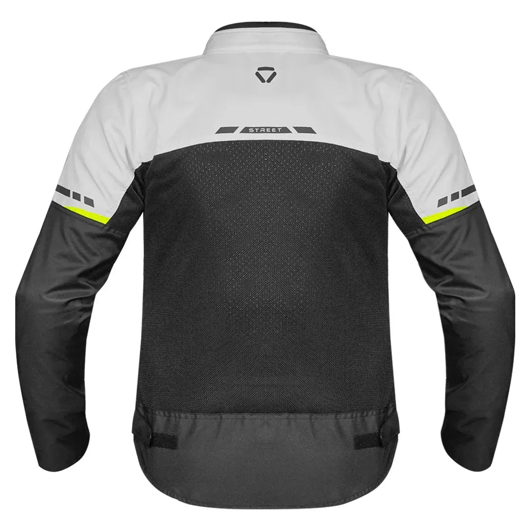 Korda Street Light Gray Flu Yellow Jackets Riding Gears