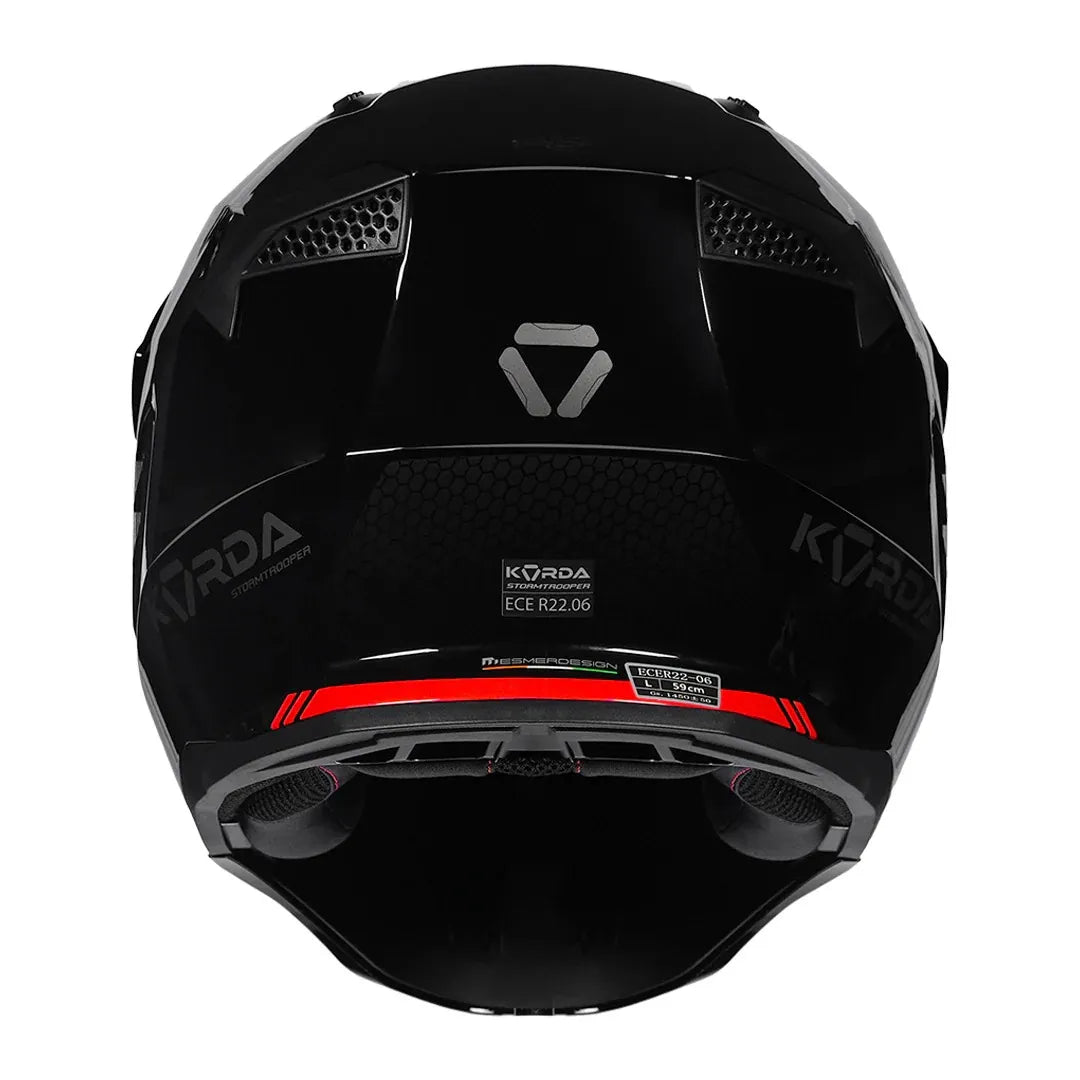 Korda Stromtrooper Black Full Face Helmet