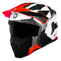 Korda Stromtrooper White Red Full Face Helmet