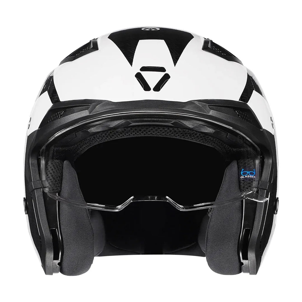 Korda Stromtrooper White Red Full Face Helmet