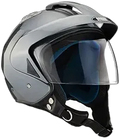 STUDDS Ks 1 Metro Silver Grey Half Face Helmet